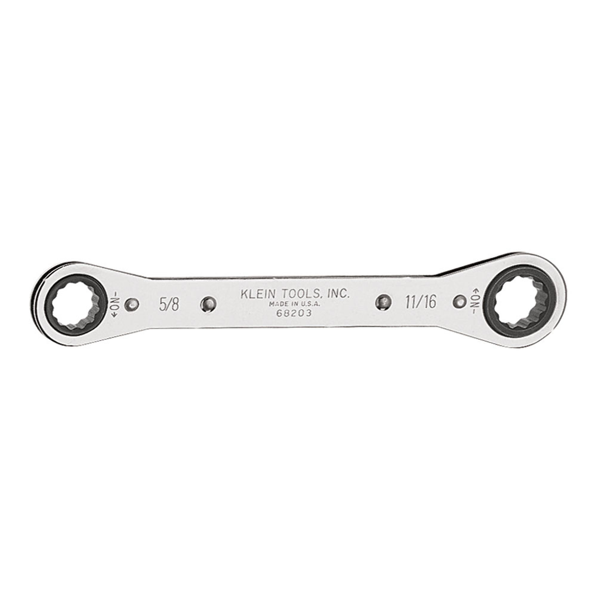 Klein Tools, Reverse Ratcheting Box Wrench Standard, Model# 68203